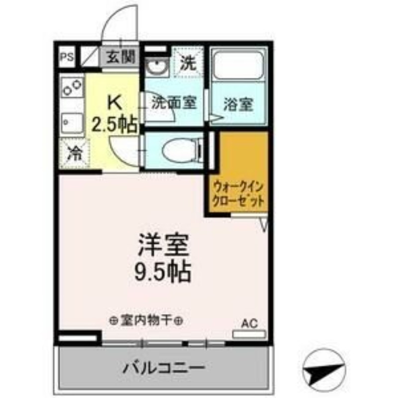 Ｄーｒｏｏｍ　Ｄｅａｒｃｏｕｒｔの間取り