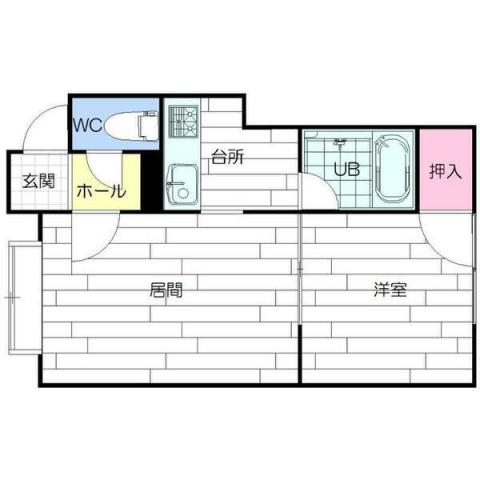 コンサドーレ元町の間取り