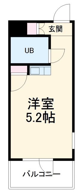 名古屋市中村区城屋敷町のマンションの間取り