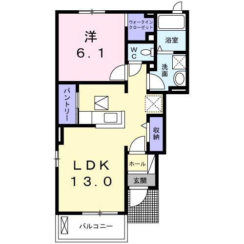 カーサ　プラシードの間取り