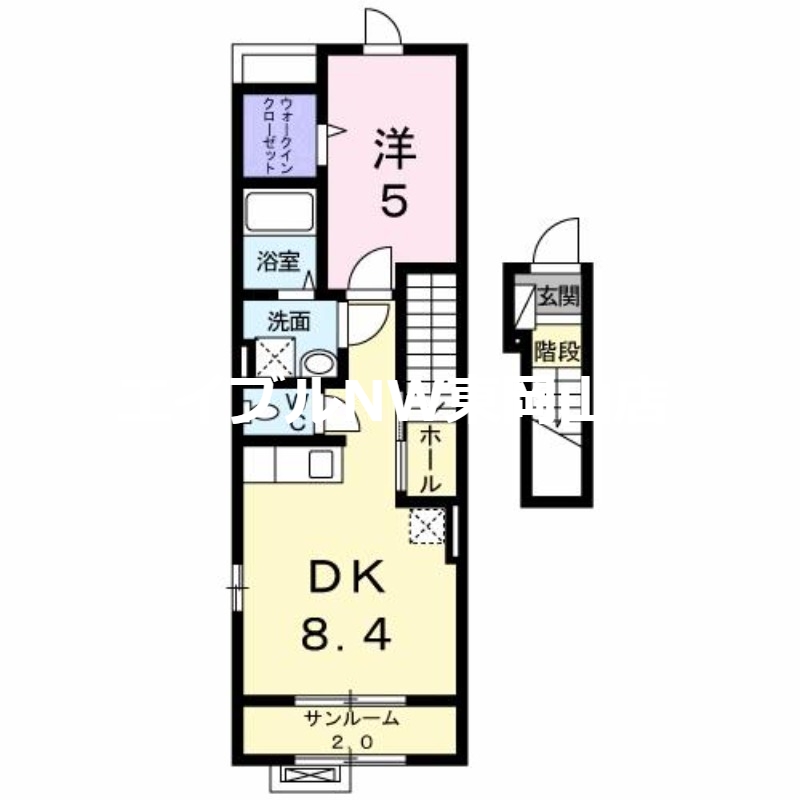 ニューハピネスの間取り