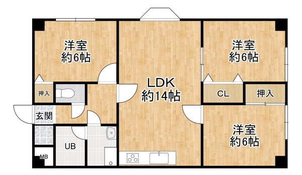 松栄マンションの間取り