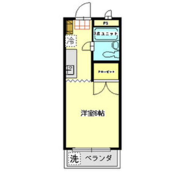 相模原市中央区上溝のマンションの間取り