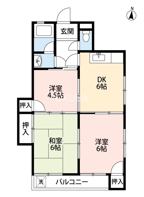 千馬ビルの間取り