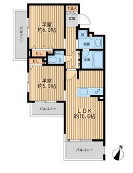 フォレシティ桜新町の間取り