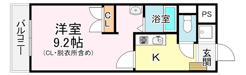 サンクリエート草津の間取り