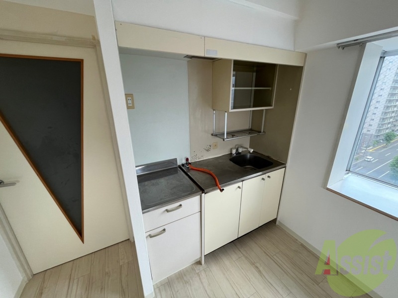 キッチン　シンプルなキッチンです。一人暮らしは最適ですね。