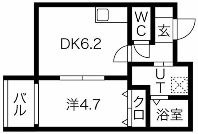 Ｋ-ＴＳＵＣＨＩＹＡＭＡの間取り