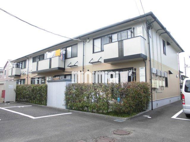 建物外観　南向きの２階建てコーポ