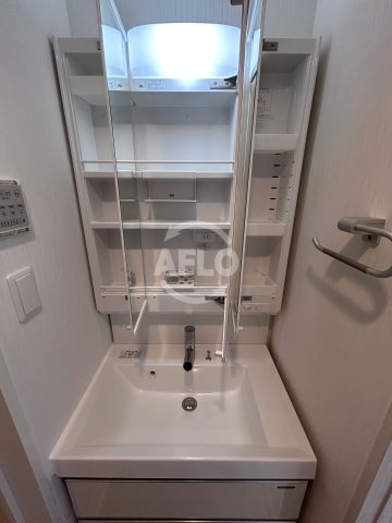 洗面設備　プレジオ帝塚山　独立洗面台