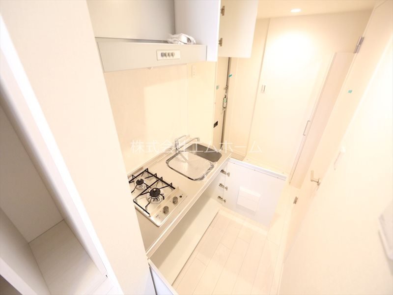 キッチン　システムキッチン（ガス2口コンロ付）