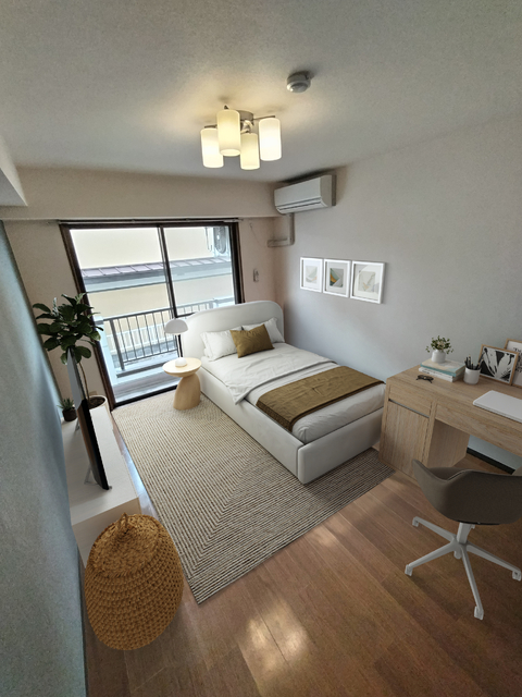 居室・リビング　７．２帖の洋室になります。