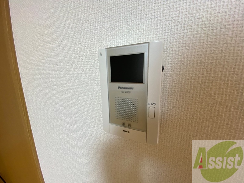 セキュリティ　インターホンは通話ができるので急な訪問があっても安心です。