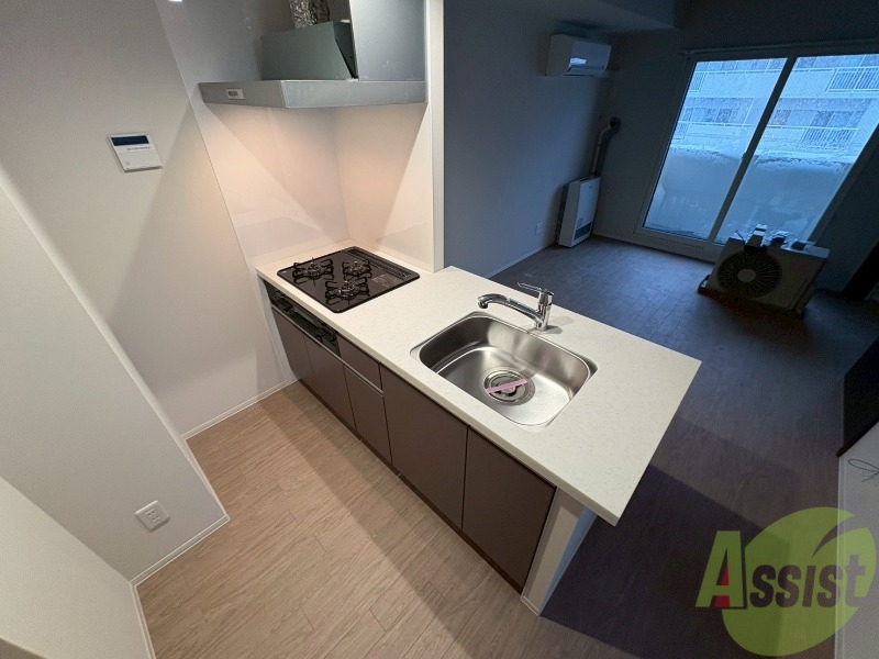 キッチン　システムキッチンなので、すぐお料理に使えます！