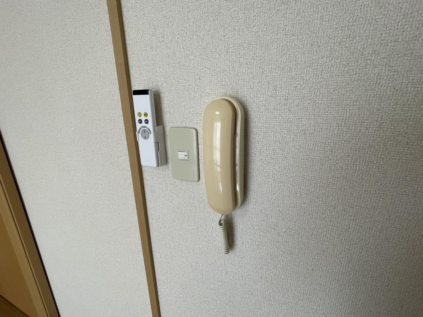 セキュリティ　女性に嬉しいインターホン付き。