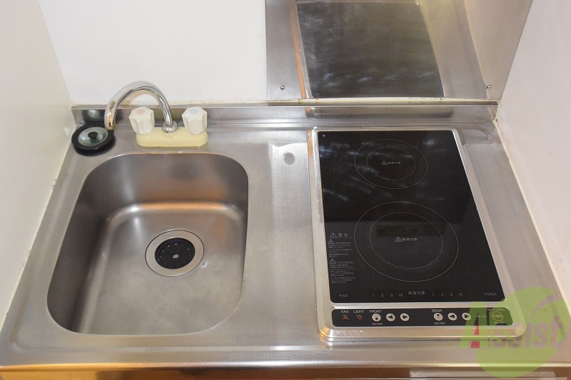 キッチン　ラジエントヒーターで安全に料理できます！