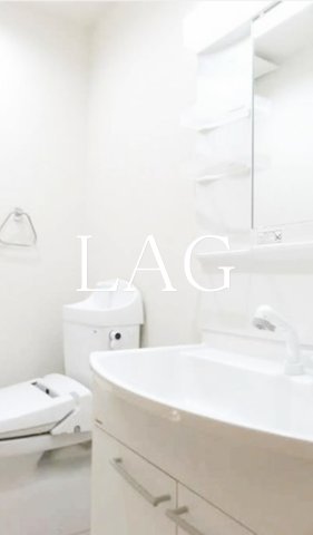 洗面設備　洗面台です。