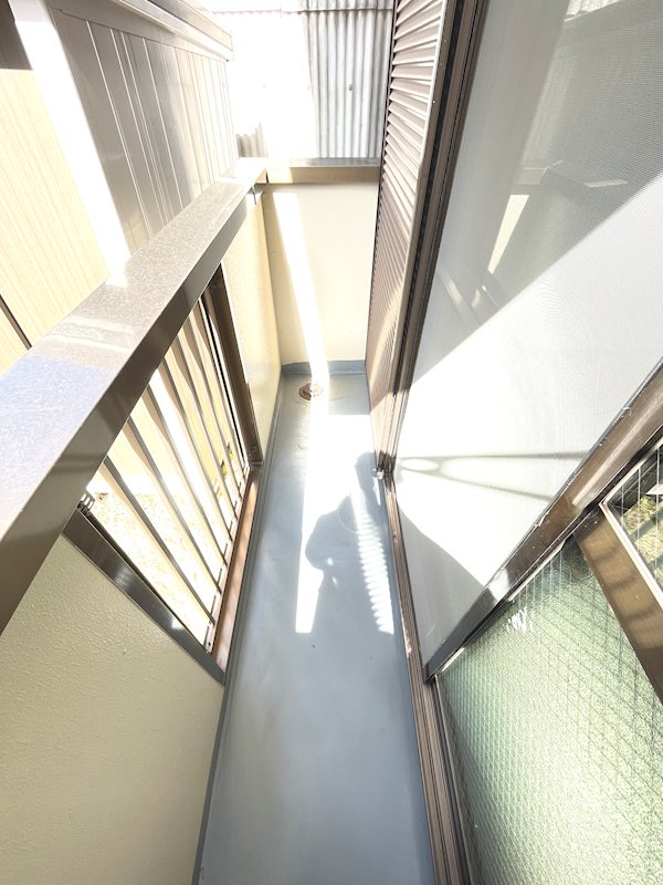 バルコニー　南西向き