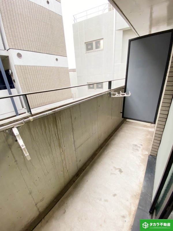 バルコニー　写真は２０９号