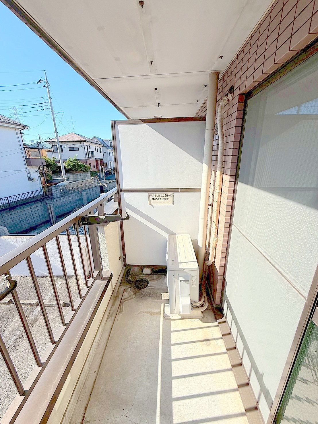 バルコニー　※同タイプの写真です。現況優先します。