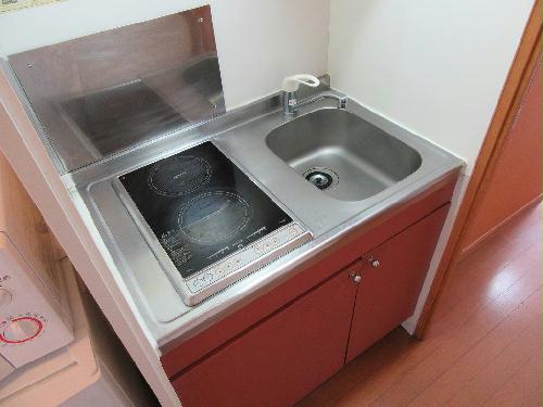 キッチン　電気コンロ2口※同タイプ