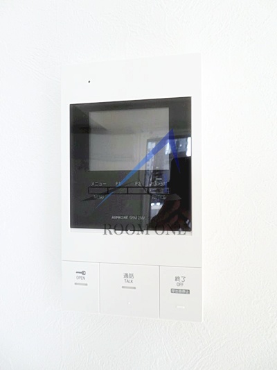 セキュリティ　モニター付きインターホンです。