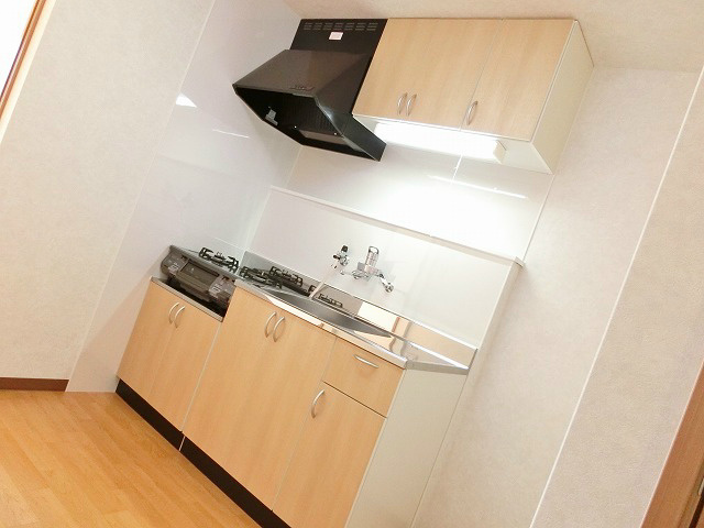 キッチン　ガスコンロが設置されたキッチン