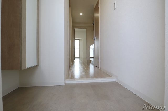 玄関　明るい玄関です