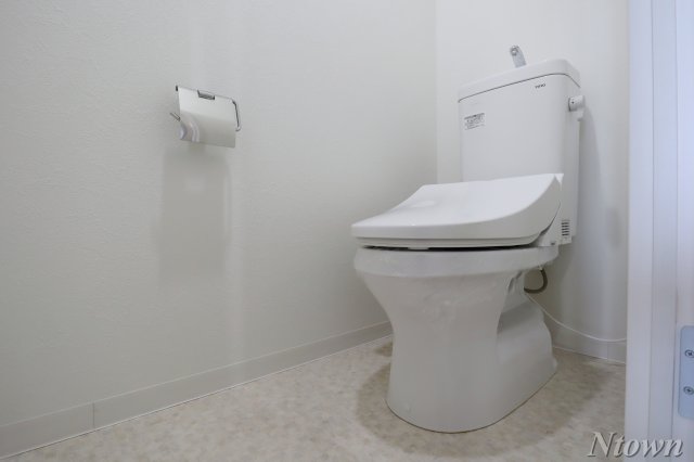 トイレ　ゆったりとした空間のトイレです