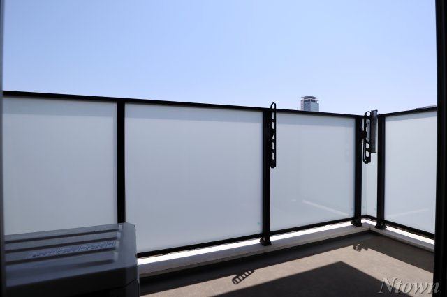 バルコニー　お洗濯にも便利なバルコニー付き