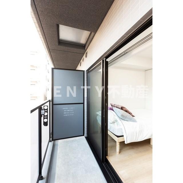 バルコニー　広々としたバルコニーです