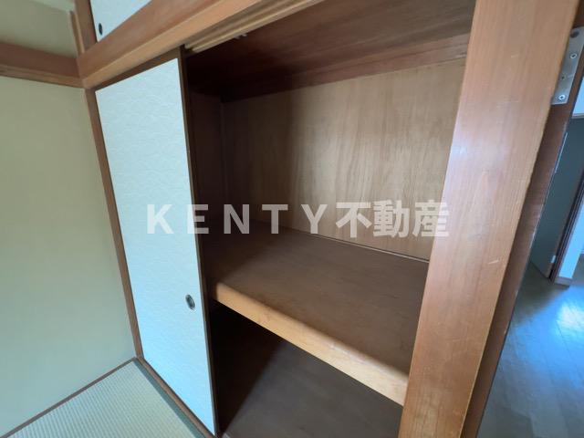 収納　収納のためのスペースです