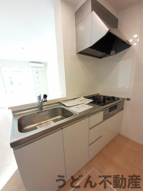 キッチン　うどん県のお部屋探しはうどん不動産へ うどんちゃんとLINE