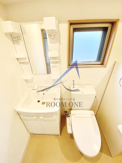 洗面設備　洗面台です。