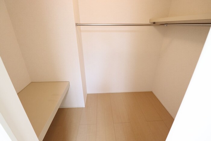 収納　大きなスペースがあり、収納には困りません