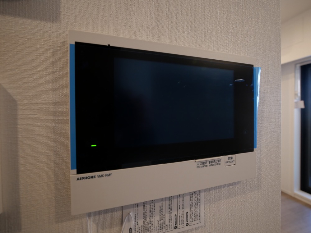 セキュリティ　モニター付きインターホンです