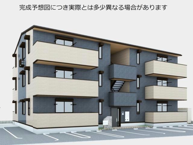 建物外観　建築中