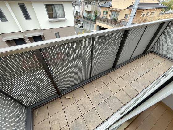 バルコニー　※別部屋の写真です