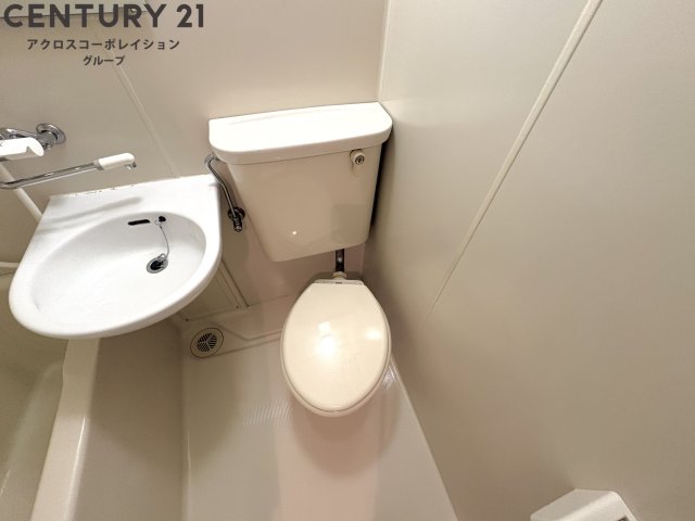 トイレ　ゆったり落ち着けるトイレです