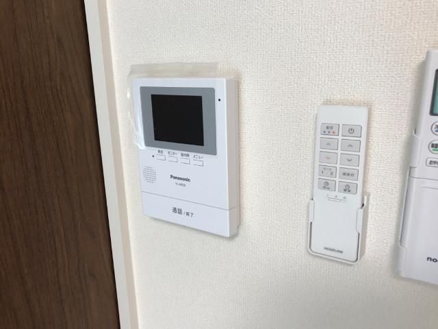 セキュリティ　モニター付きインターホンです