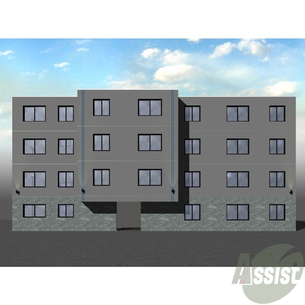 建物外観　外観予想パース　札幌市豊平区平岸「ＩＲＮ南平岸」