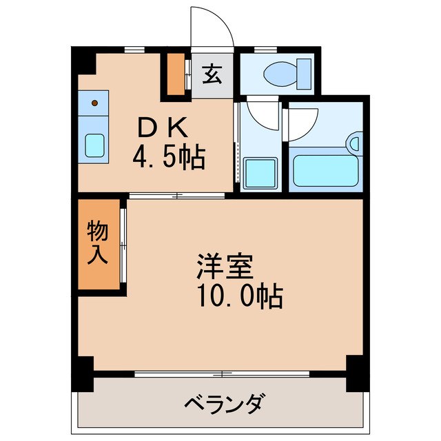 グリーンハイツ徳川の間取り写真