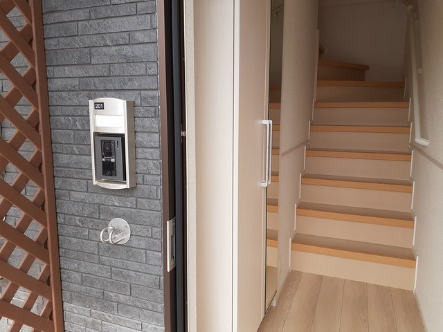玄関　収納もある玄関です
