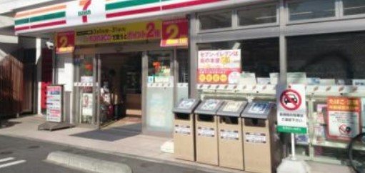 コンビニ　セブンイレブン 横浜大口通店（コンビニ）まで533m
