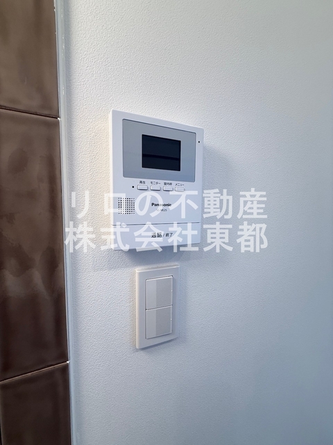 セキュリティ　ＴＶモニター付インターホンがあるので訪問者が一目でわかります