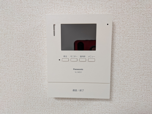 セキュリティ　※参考写真　同建築メーカー施工の同間取完成他物件のものです。