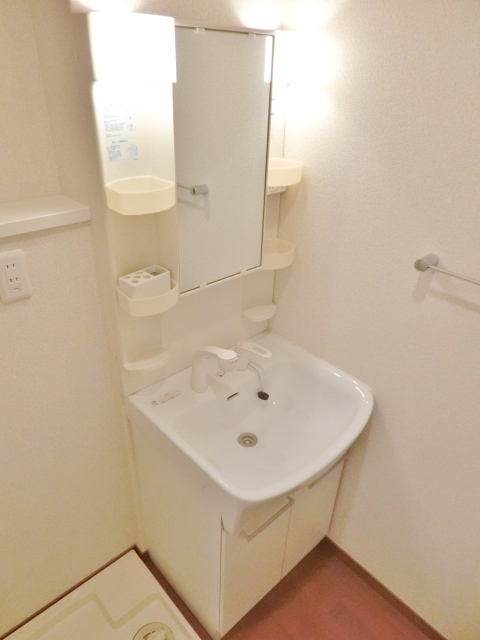 洗面設備　写真は201号室になります！