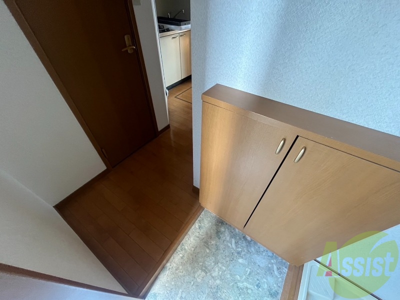 玄関　玄関から撮影しました。明るい印象ですね。