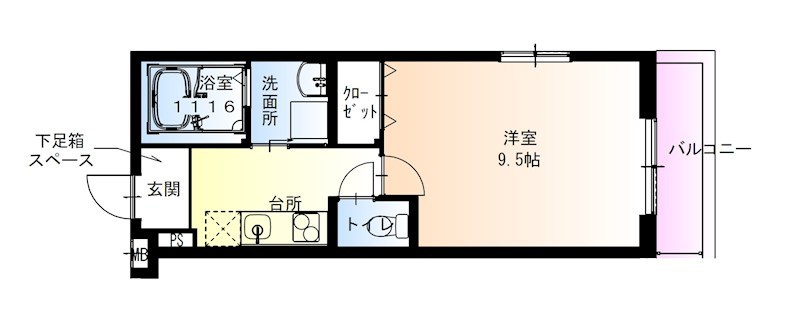 フジパレス西宮久寿川の間取り写真