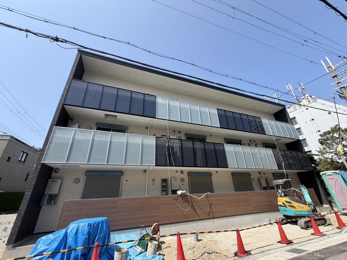 建物外観　建築中